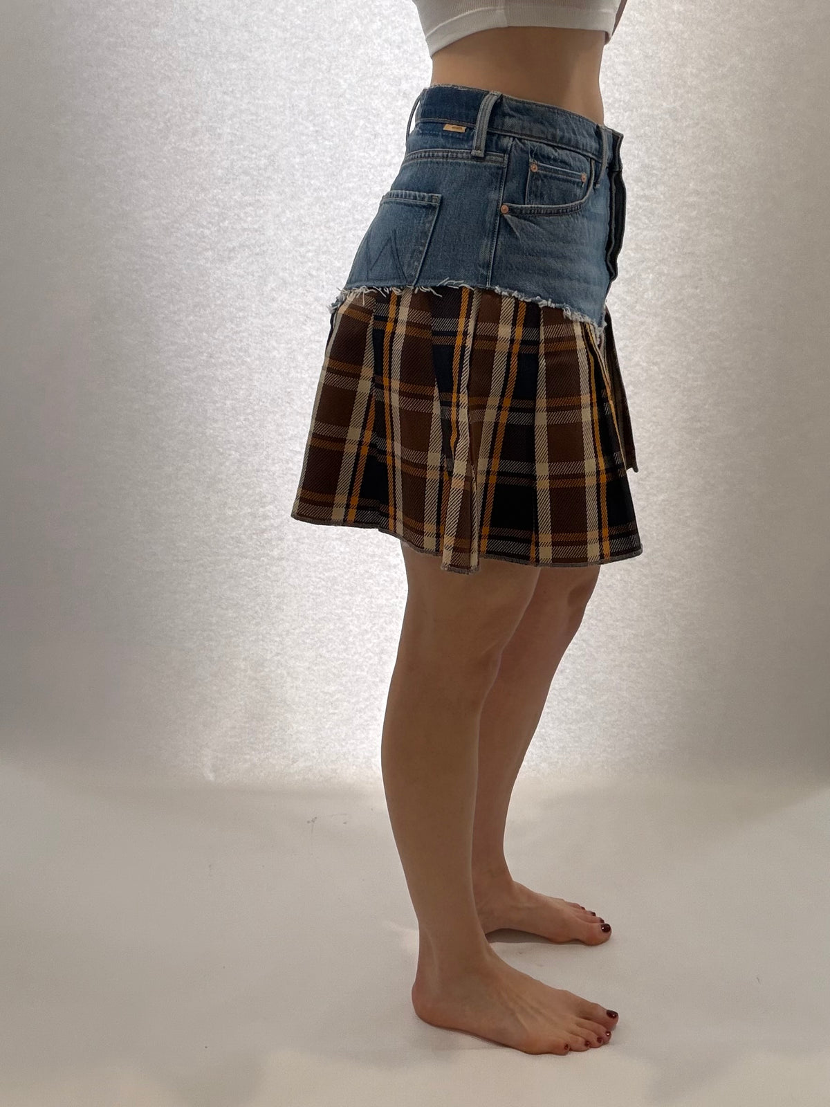 Mother "Fluff & Fold Mini Skirt" - NWT