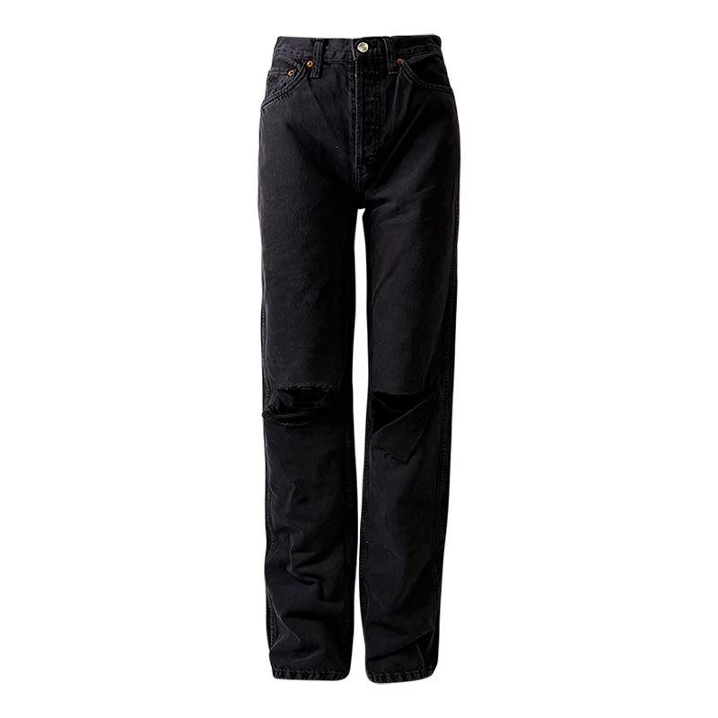 RE/DONE "90s High-Rise Loose" – Distressed - NWT