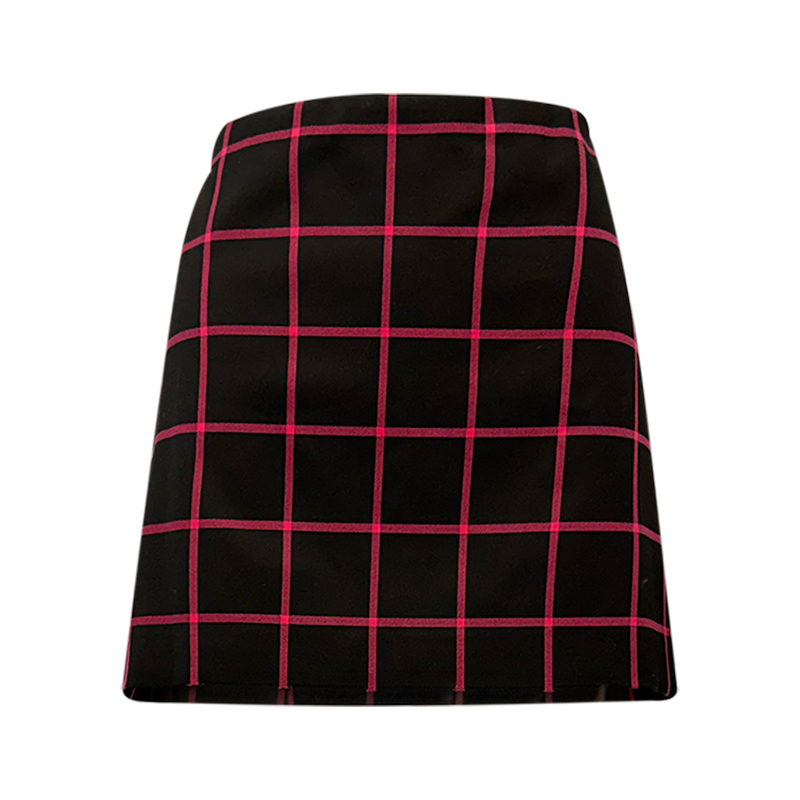 Alice + Olivia "Elana Pink Plaid Mini" - NWT