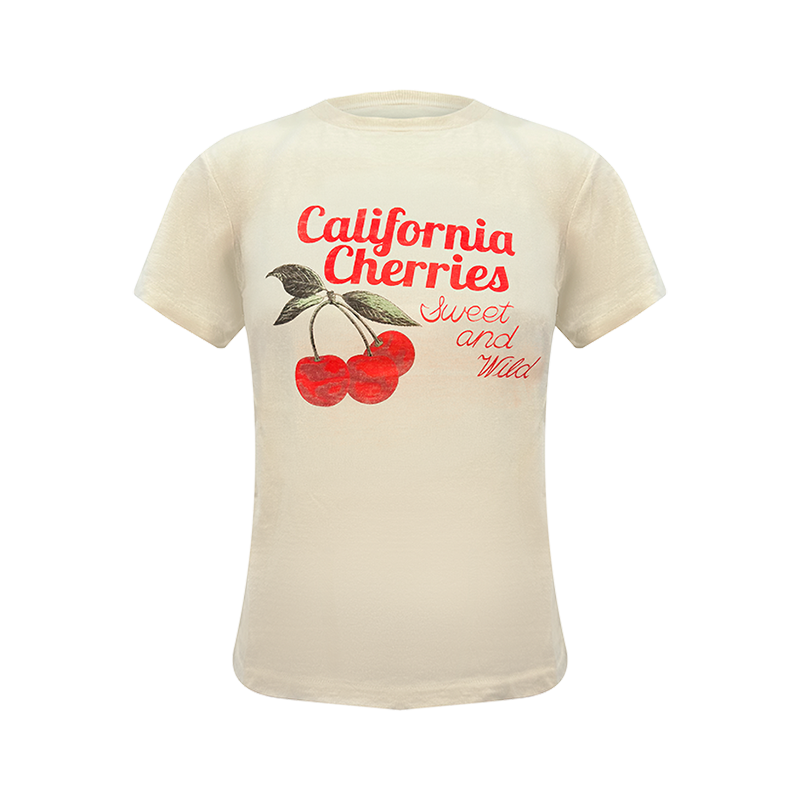 RE/DONE "Tiny Cherries Tee" - NWT