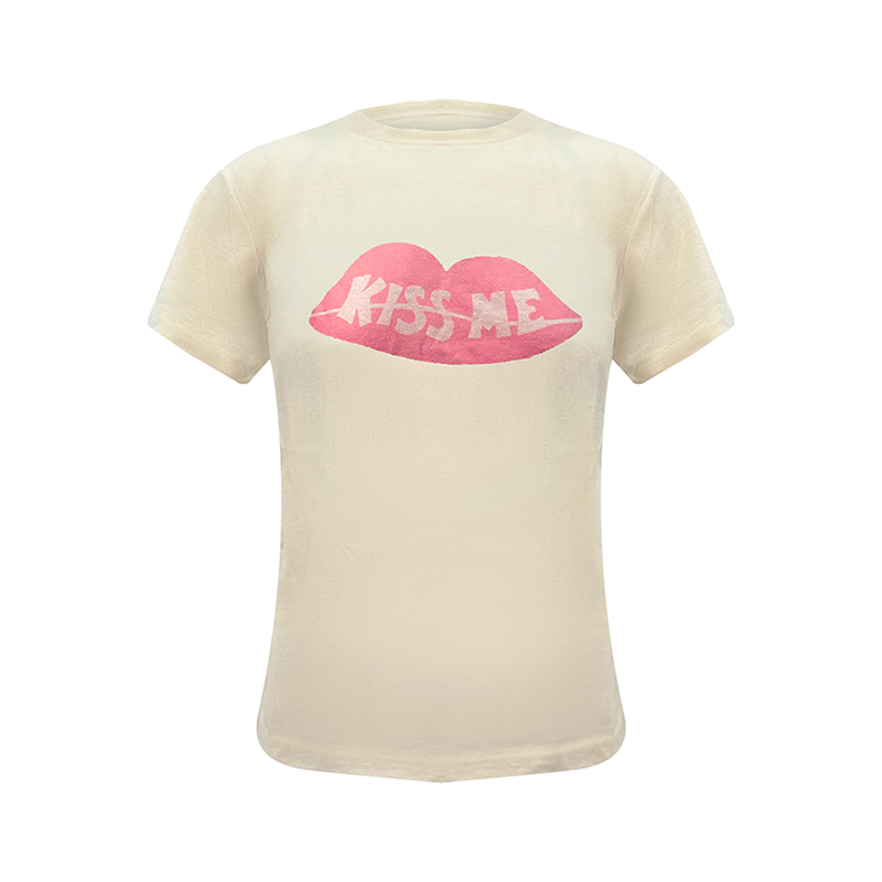 RE/DONE "Kiss Me 50's Boxy Tee" - NWT