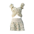 Alice + Olivia "Tabitha Eyelit Floral set" - NWT