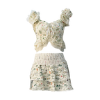 Alice + Olivia "Tabitha Eyelit Floral set" - NWT