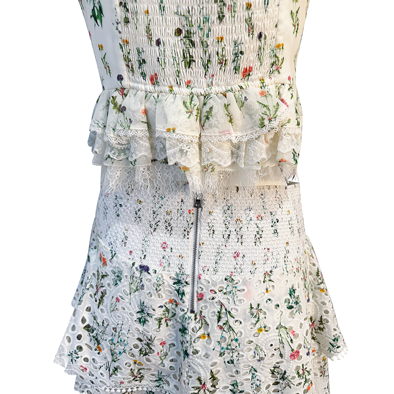 Alice + Olivia "Tabitha Eyelit Floral set" - NWT