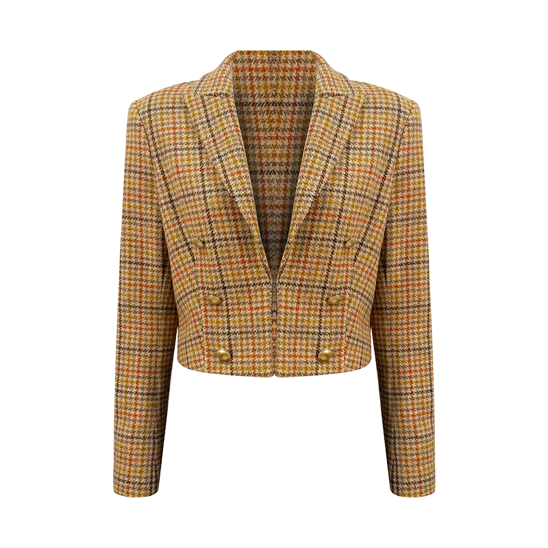 L'AGENCE "Inez Cropped Blazer"