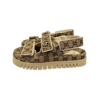 Gucci beige/dark brown " GG Sandal"
