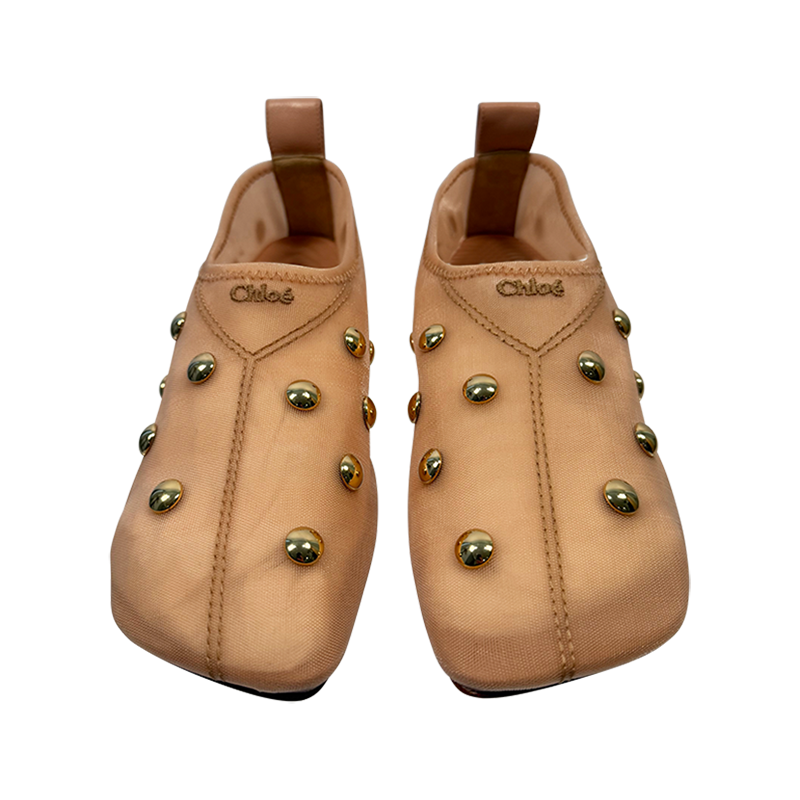 Chloe "Blush Rita Mesh Flat" - NWT, Full Set