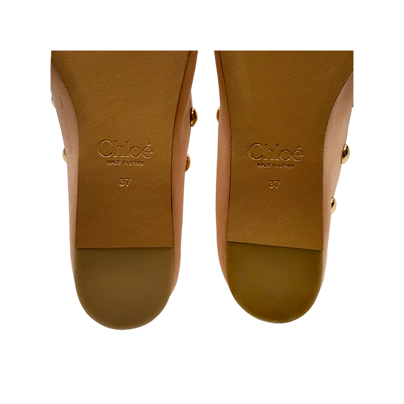 Chloe "Blush Rita Mesh Flat" - NWT, Full Set