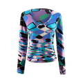 Emilio Pucci "Abstract Y2K Print Jersey Top"