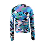 Emilio Pucci "Abstract Y2K Print Jersey Top"