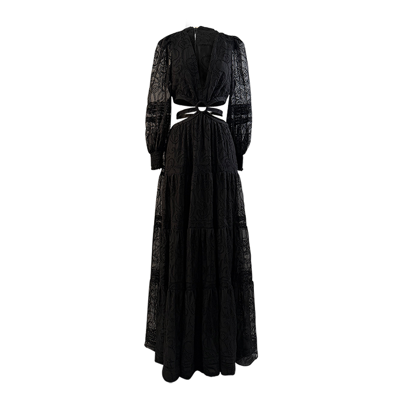 Alice + Olivia Cutout Lace Maxi Dress " - NWT