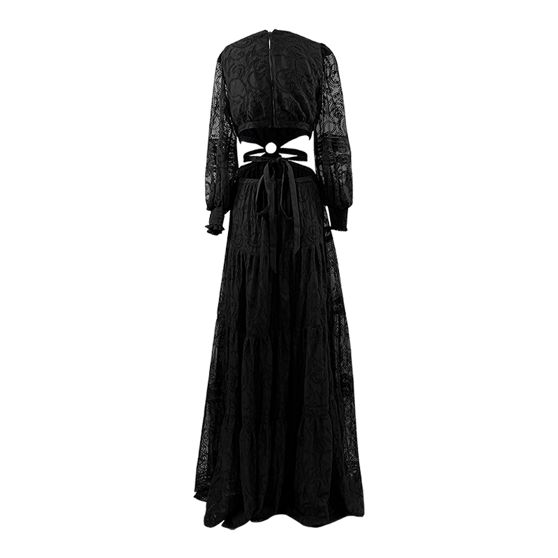 Alice + Olivia Cutout Lace Maxi Dress " - NWT