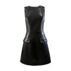 Alice + Olivia "Faux Leather Mini Dress" - NWT