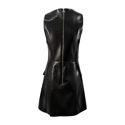 Alice + Olivia "Faux Leather Mini Dress" - NWT