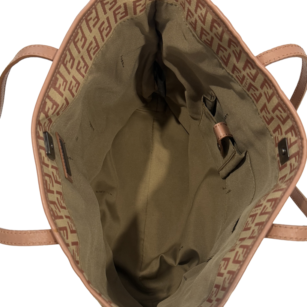 Fendi Vintage Zucchino Pink Tote