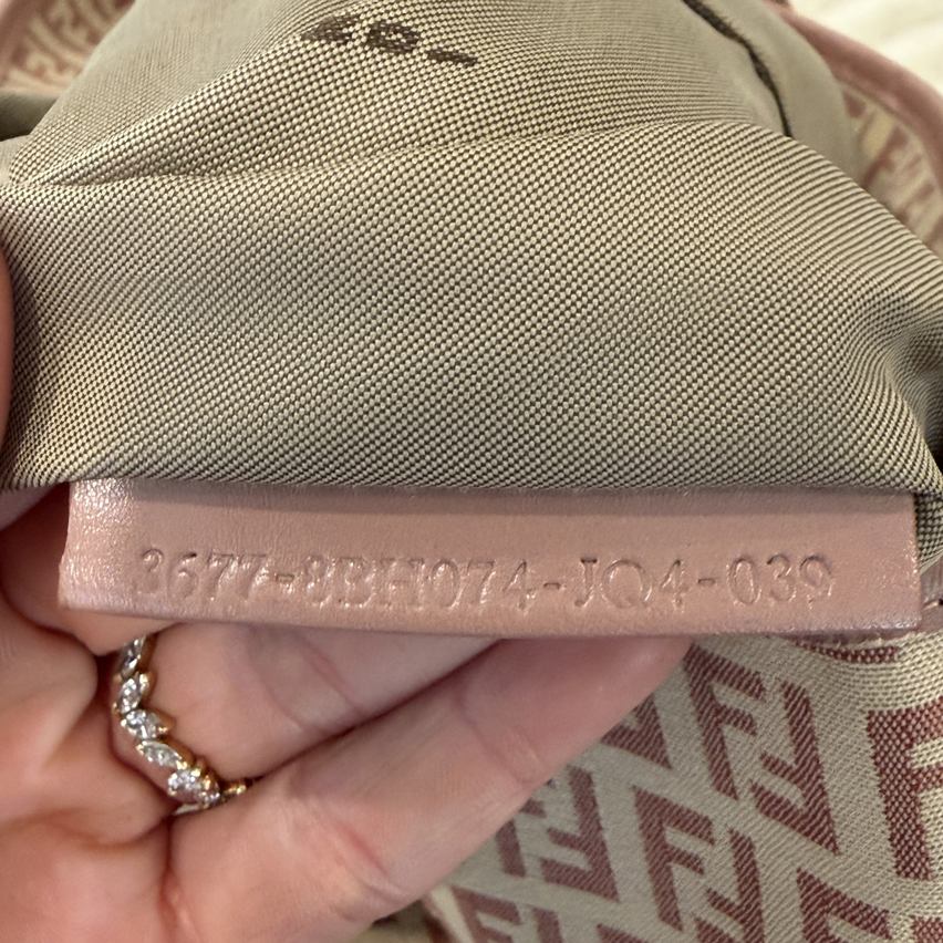 Fendi Vintage Zucchino Pink Tote