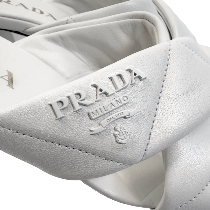 Prada Quilted Slide Mules - Like New