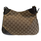 Gucci Monogram GG Canvas Horsebit Hobo Bag