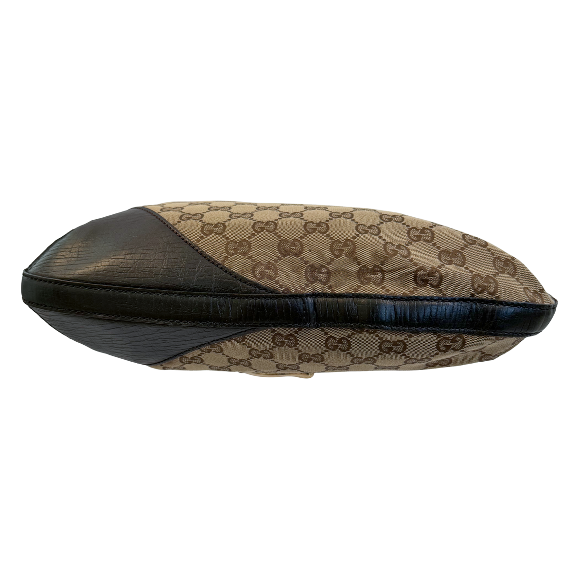 Gucci Monogram GG Canvas Horsebit Hobo Bag