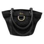 Gucci GG Black Canvas Abbey D-Ring Tote Bag