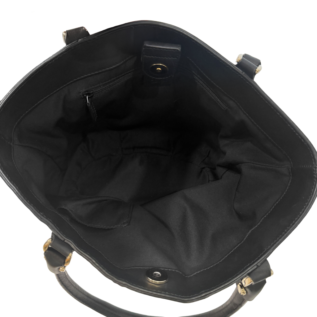 Gucci GG Black Canvas Abbey D-Ring Tote Bag