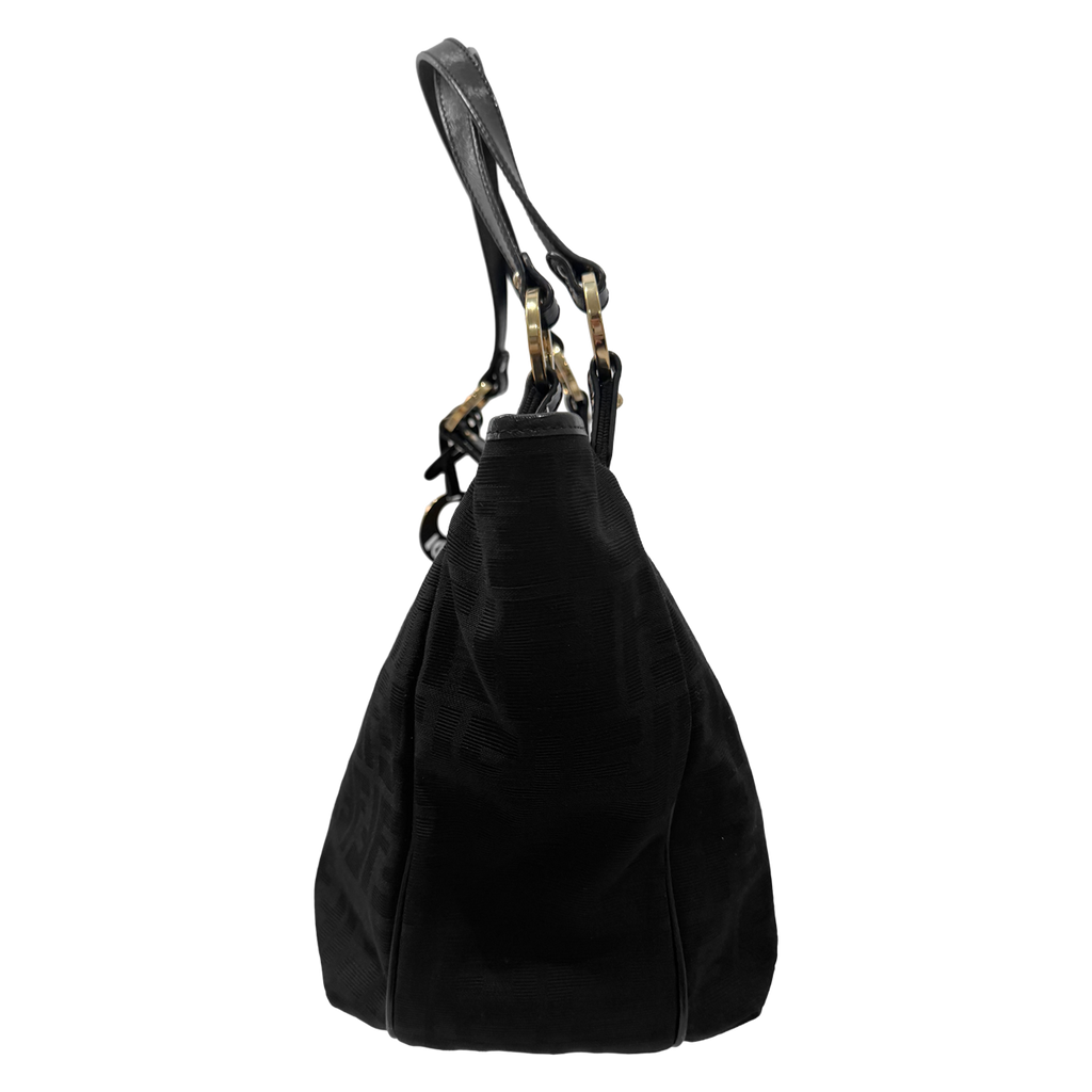 Vintage Fendi Zucchino Shoulder / Hobo Bag