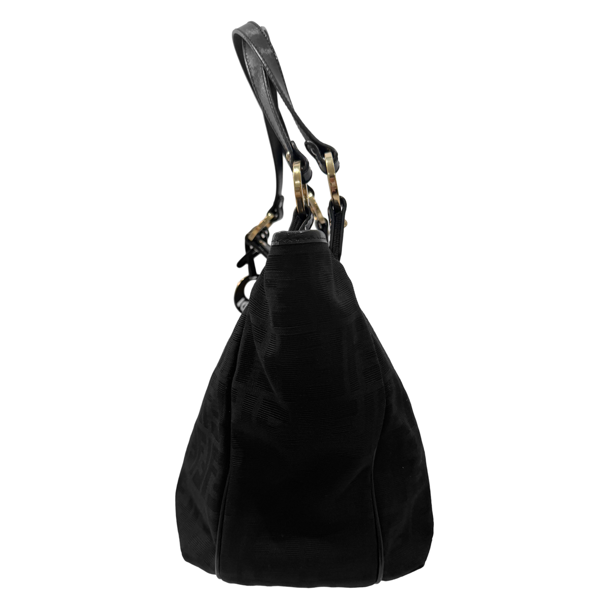 Vintage Fendi Zucchino Shoulder / Hobo Bag